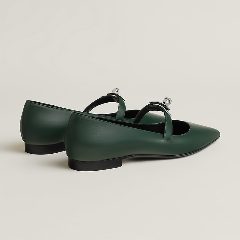 【ローヒールで重宝決定】HERMES★ Kelly ballet パンプス ローヒールで重宝決定】HERMES☆ Kelly ballet パンプス